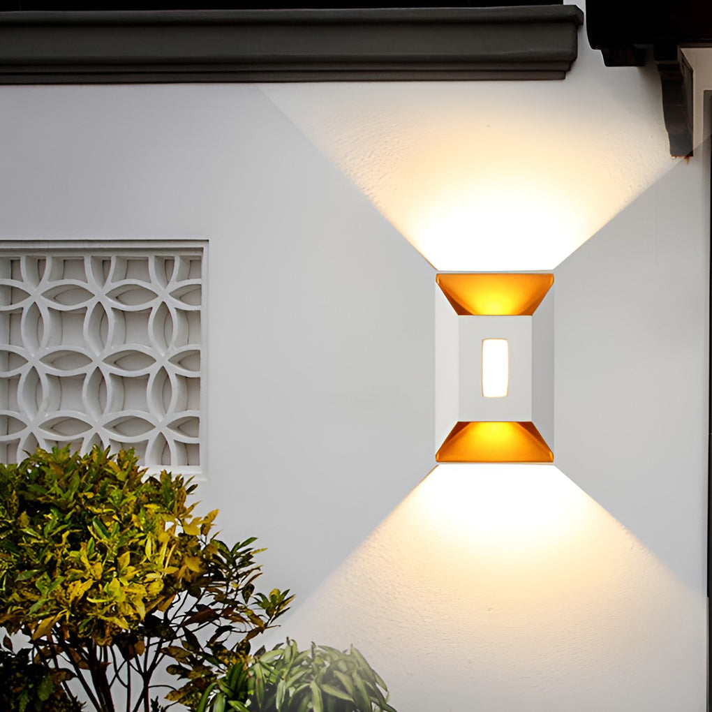 WINDSOR AQUA SHIELD LED WALL SCONCE, MODERN UP AND DOWN LIGHTING