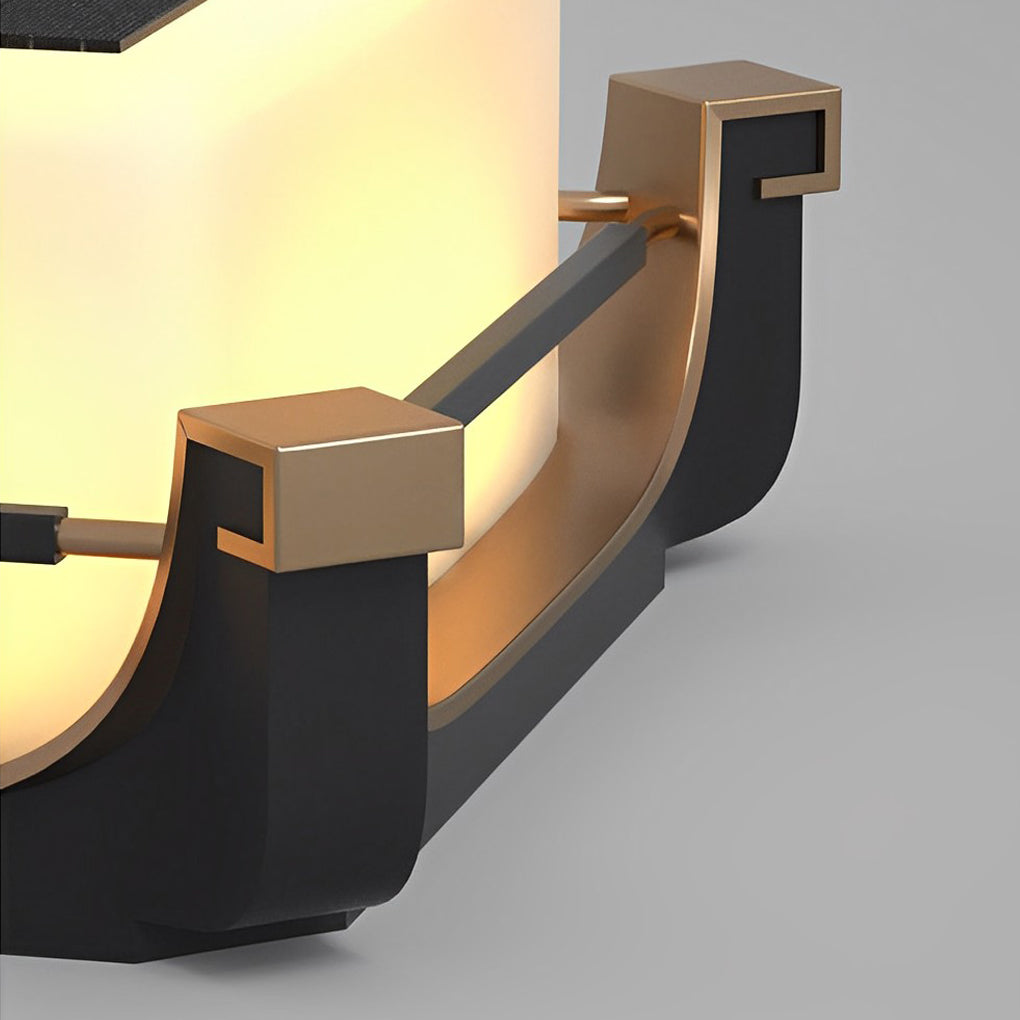 RAVENSWORTH SOLAR ILLUMINATED DECK POST LANTERNS