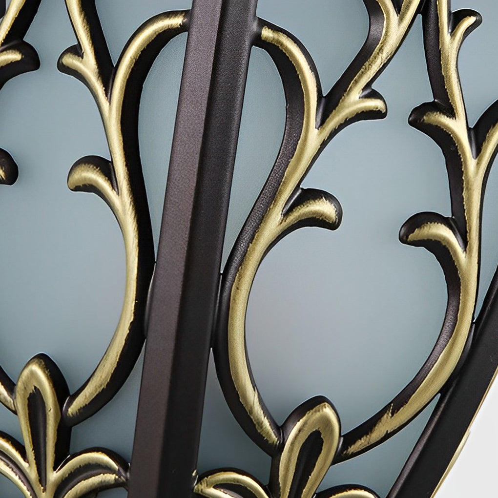 CHARLESTON PETAL EMBELLISHED SOLAR WALL ILLUMINATOR
