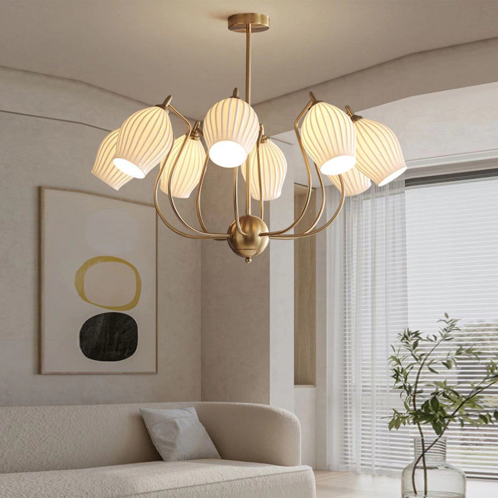WHITBY BLOSSOM QUAD LIGHT CEILING LAMP
