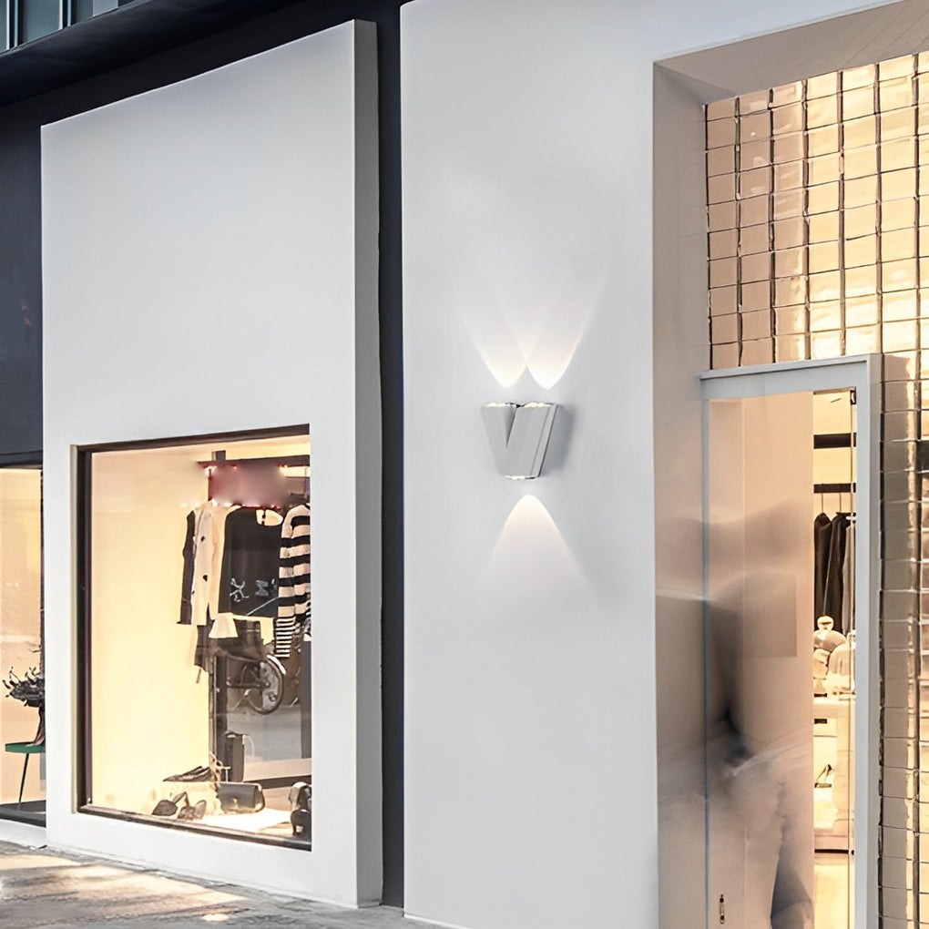 WINTHORPE MODERN ILLUMINATED OUTDOOR WALL LANTERN