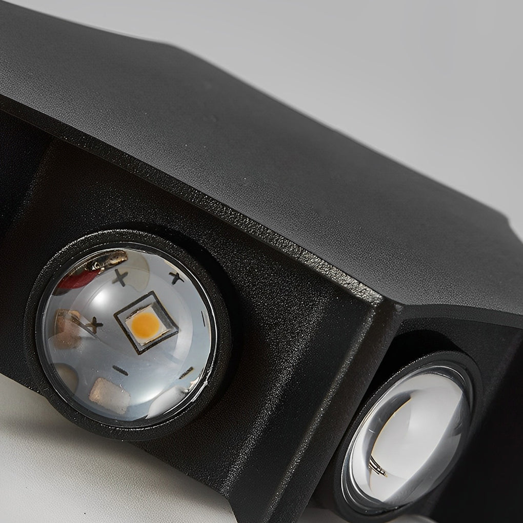 WINCHESTER QUADRA-SCOPE OUTDOOR LED WALL LUMINAIRE, 8W 4W 19W 6W, WATERPROOF