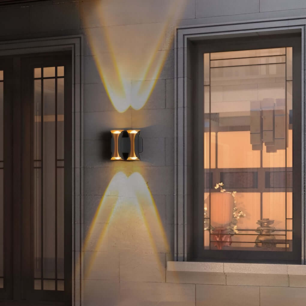 WINDSOR RAINPROOF LED WALL SCONCE WITH DUAL LIGHTING