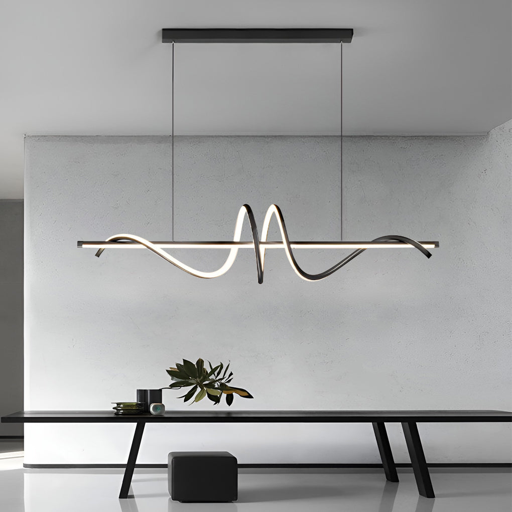 1. "WINSLOW WHISPERING LED HANGING LIGHT"  
   - Features smooth stepless dimming and a minimalist Nordic design, perfect for illuminating kitchen spaces with a warm glow.

2. "BRAMBLETON RADIANCE CEILING CHANDELIER"  
   - Showcases a unique blend of mod