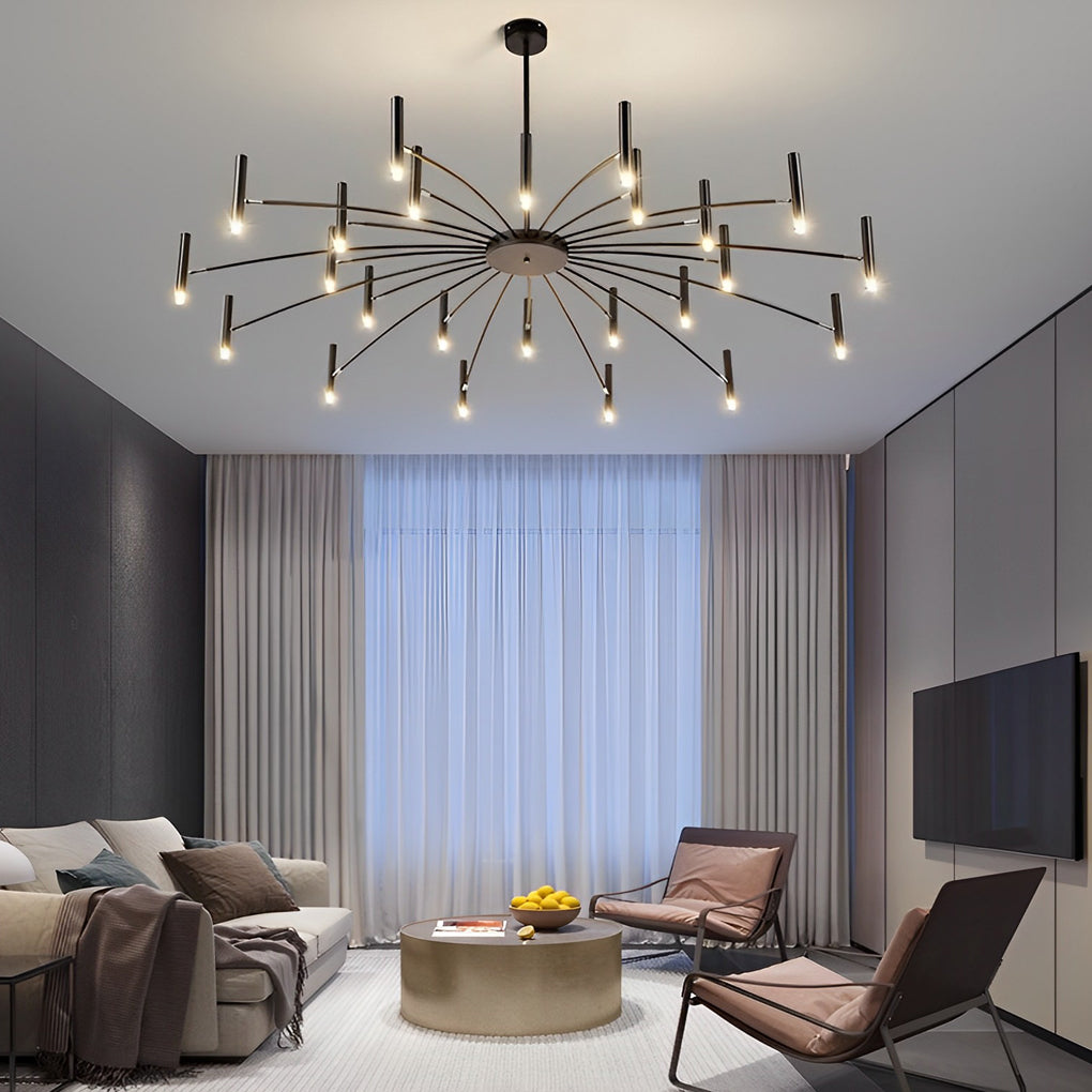 ALDERSON METAL TRIO DIMMER CHANDELIER