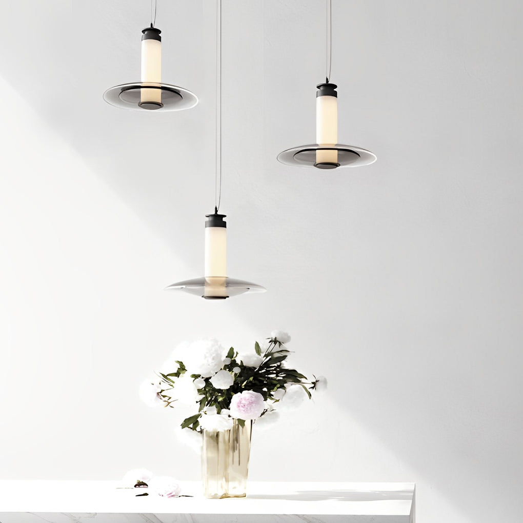 WINTHROP CIRCULAR GLASS ILLUMINATION HANGING LIGHT