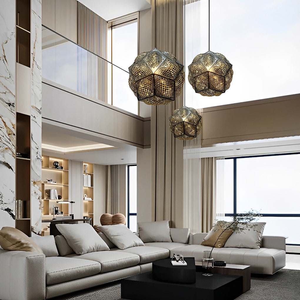 WINTHORPE SCULPTURAL METAL PENDANT LIGHT