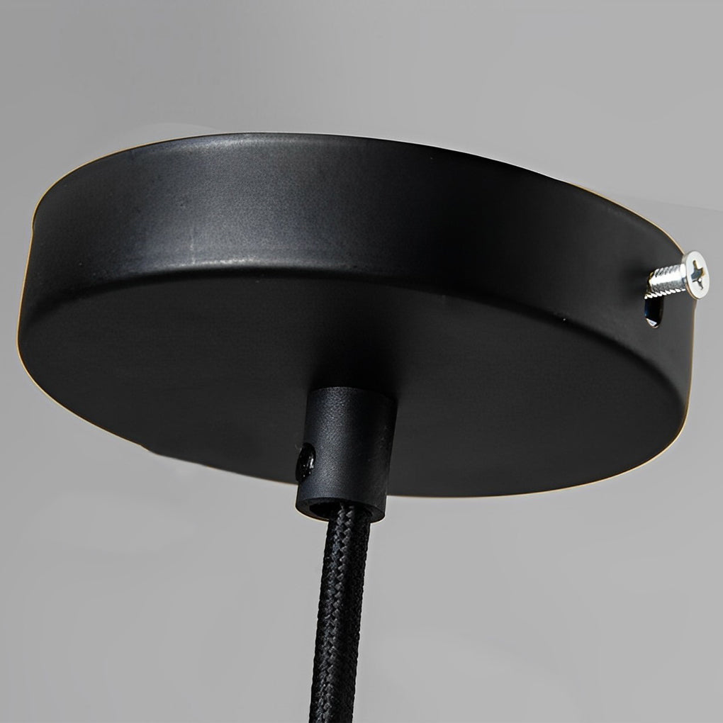 WINTHROP CIRCULAR RESIN CEMENT PENDANT LUMINAIRE