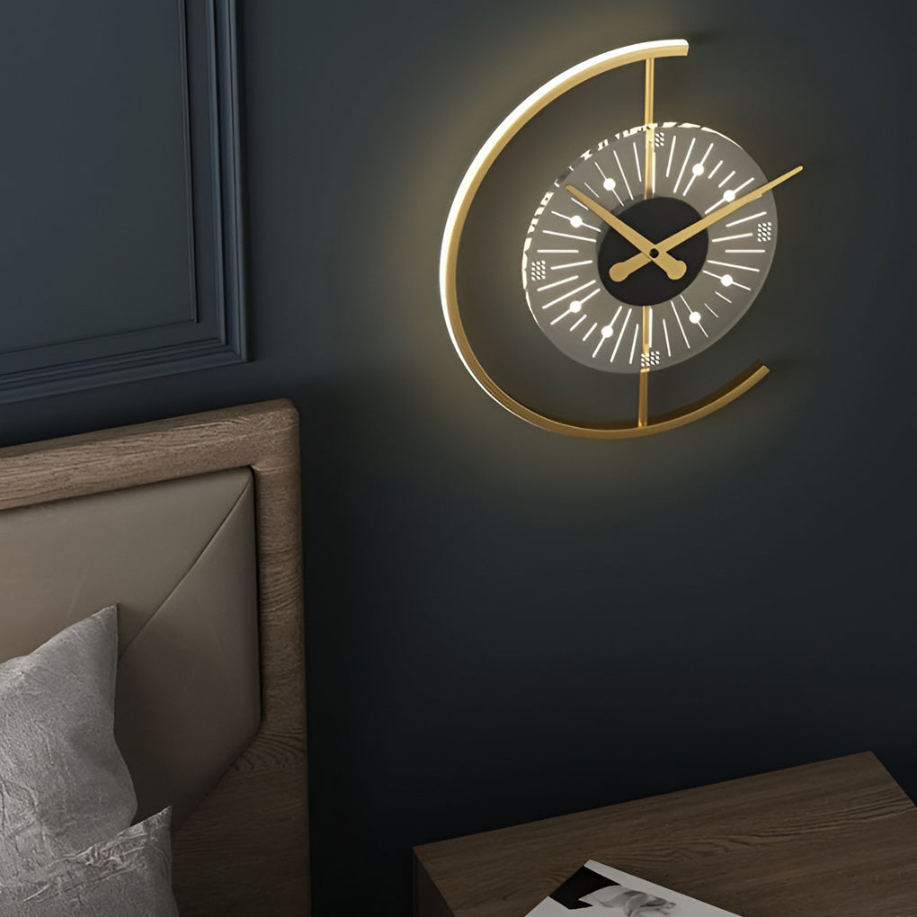 WINTHORPE MUTE CLOCK LED NORDIC WALL SCONCE
