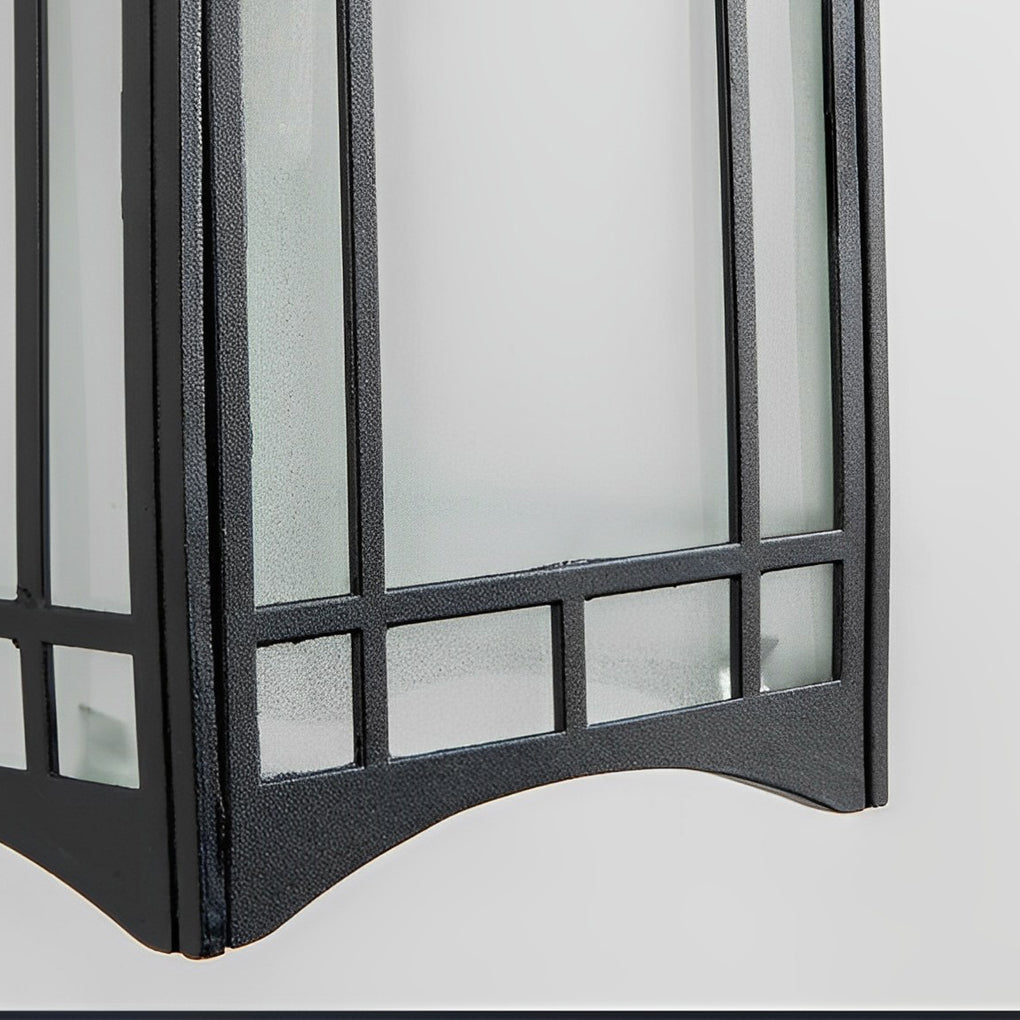 WINTHORPE VINTAGE SOLAR WALL LANTERN WITH REMOTE CONTROL