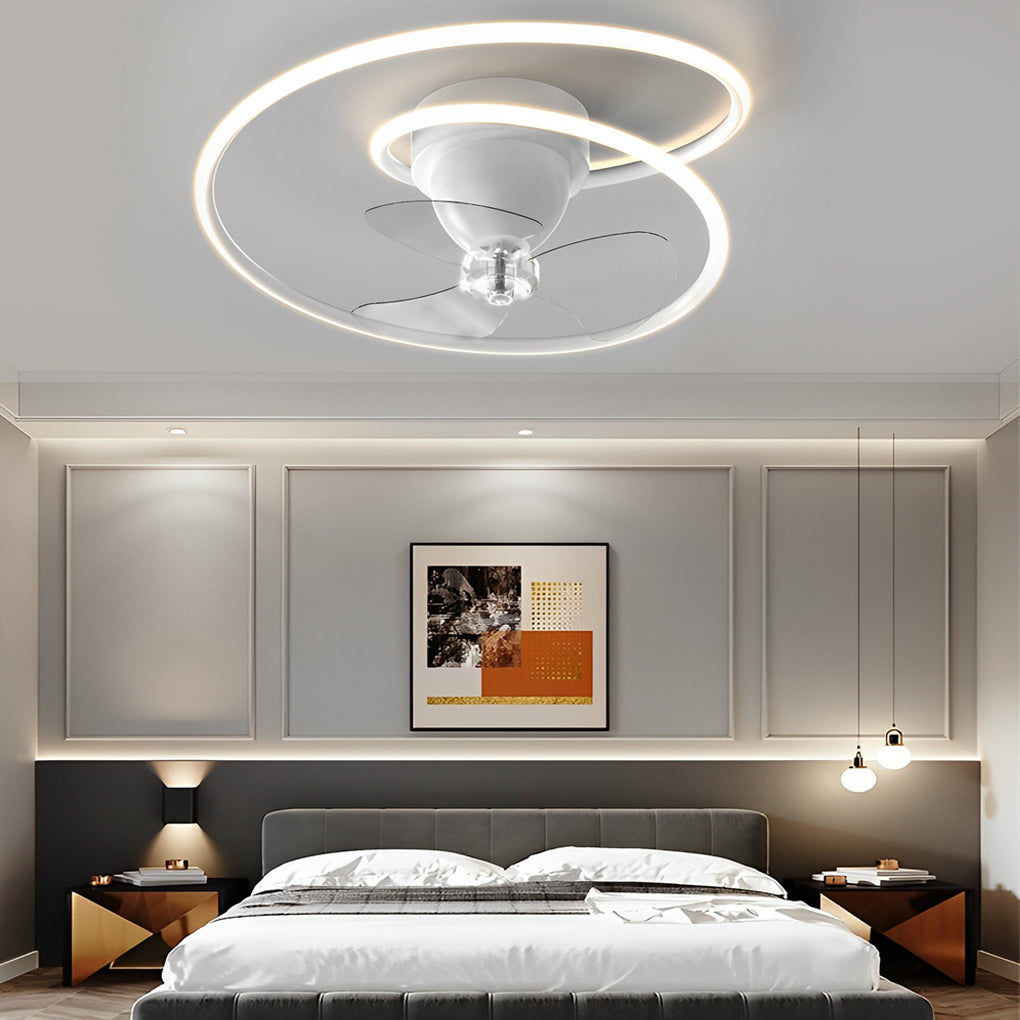 WINDSOR WHIRL 360° LED CEILING LIGHT WITH DIMMING AND TIMER FUNCTION