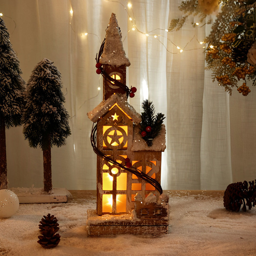 WINTERDALE ILLUMINATED COTTAGE VILLAGE DECORATIVE ORNAMENTS