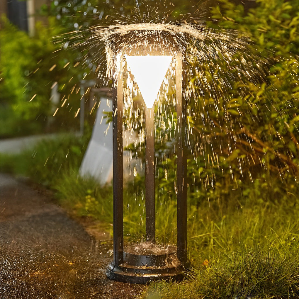 RAVENHURST SOLAR GLOW PATHWAY LANTERN WITH VARIABLE BRIGHTNESS