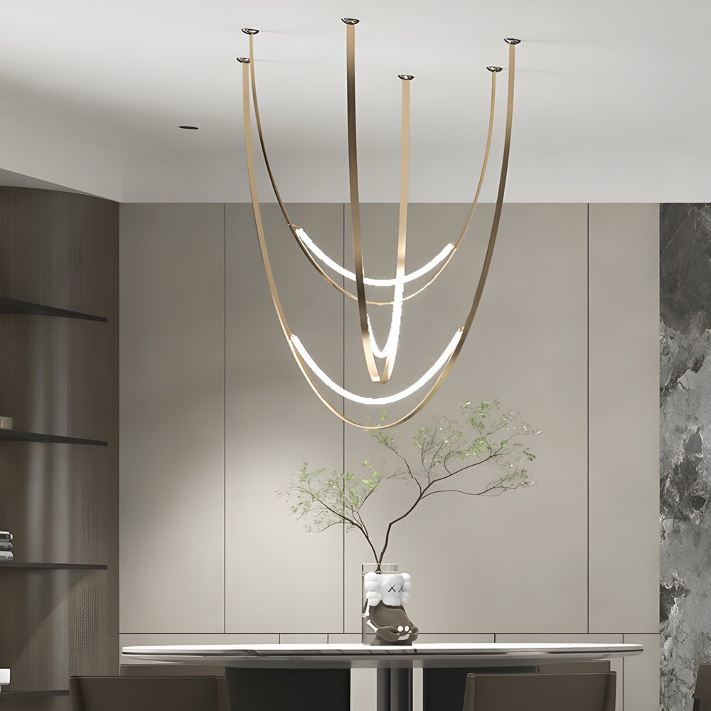 RAVENHURST LEATHER-WRAPPED LED STAIRWAY LUMINAIRE