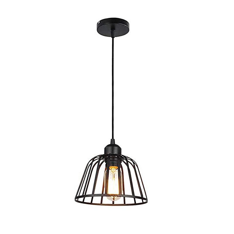 WINTERBOURNE MINIMALIST IRON CAGE LED CHANDELIER