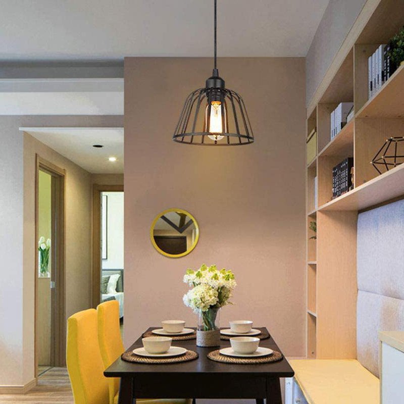 WINTERBOURNE MINIMALIST IRON CAGE LED CHANDELIER
