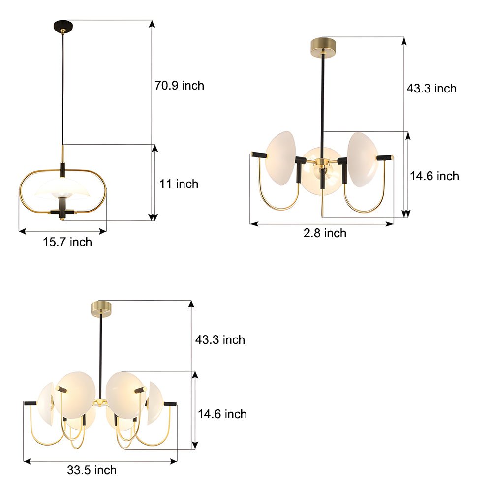 WINDSOR OPAL SEMICIRCLE PENDANT LIGHT"  
2. "CAVENDISH TRIO GLASS DOME CEILING LANTERN"  
3. "HARTFORD AURORA HANGING LIGHT WITH SIX GLOBES"  
4. "BURLINGTON QUARTZ DOME CHANDELIER"  
5. "MONTGOMERY GLASS ARCH PENDANT ILLUMINATOR"  
6. "RAVENSCROFT SEMI-R