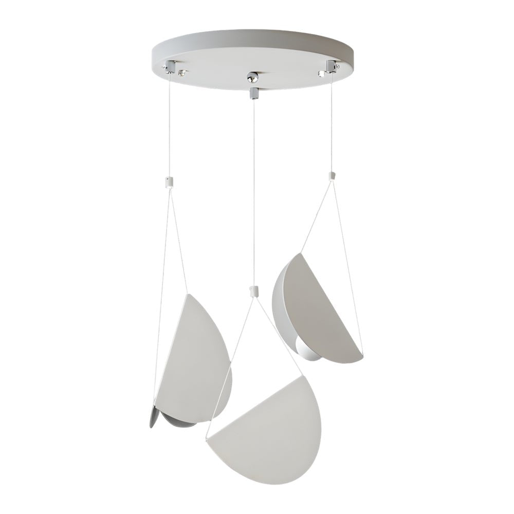 1. **WINSLOW WHITE LINEAR GLAIDER PENDANT** - A sleek and modern pendant light featuring a minimalist design with multiple adjustable lights, perfect for creating a sophisticated ambiance in any space.

2. **CAVENDISH MODERN THREE-BULB SUSPENSION LIGHT**