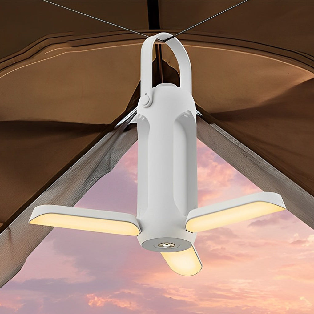 WINTERBOURNE VERSATILE LED CAMPING LANTERN WITH USB CHARGING AND DIMMABLE SETTINGS