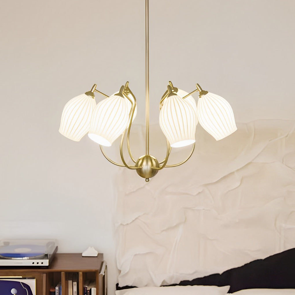 WHITBY BLOSSOM QUAD LIGHT CEILING LAMP