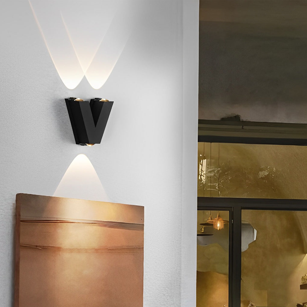 WINTHORPE MODERN ILLUMINATED OUTDOOR WALL LANTERN
