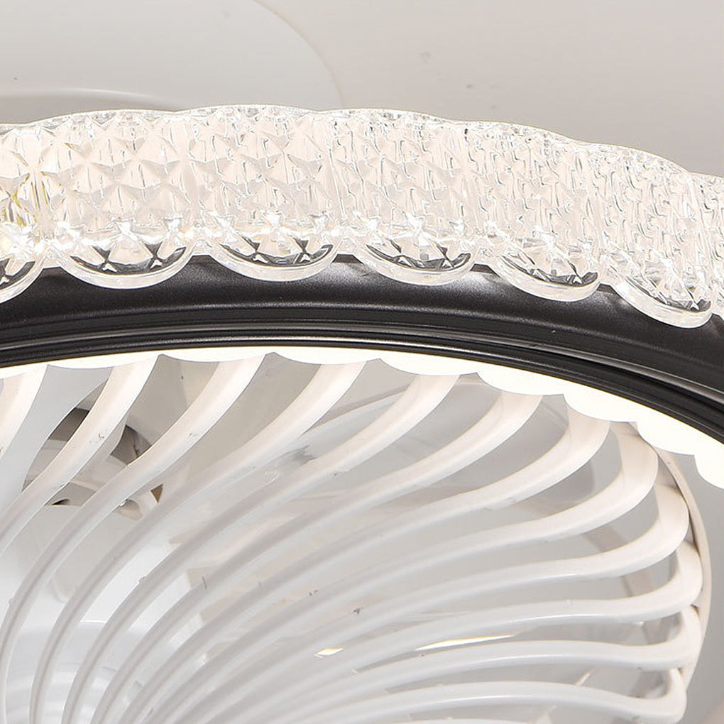WINTHROP SILENT CIRCULAR LED CEILING FAN WITH TRIPLE DIMMING FUNCTION