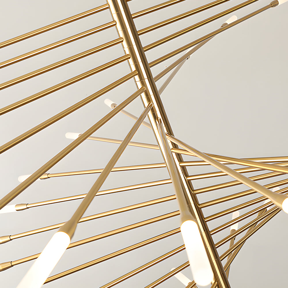 WINTHROP SPIRAL AURORA LED CHANDELIER