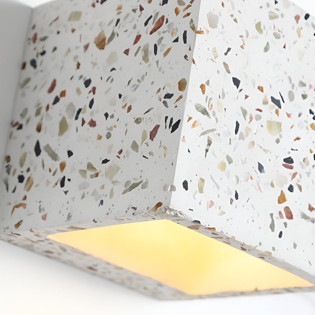 WINTHORPE GEOMETRIC DUAL-FINISH WALL SCONCE