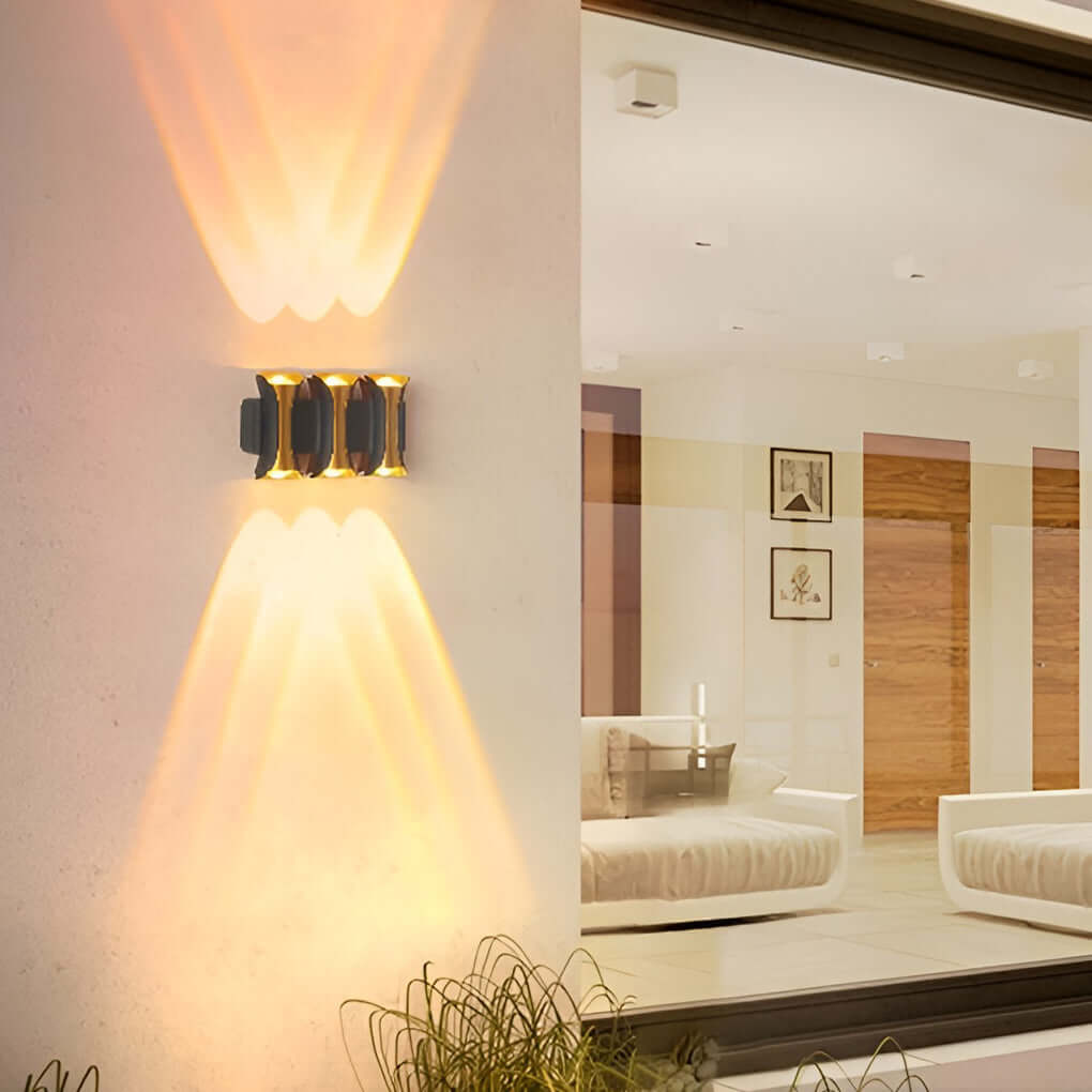 WINDSOR RAINPROOF LED WALL SCONCE WITH DUAL LIGHTING