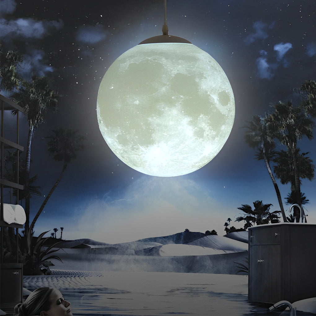 ASTRAL GLOW LUMINOUS MOON PENDANT LIGHT