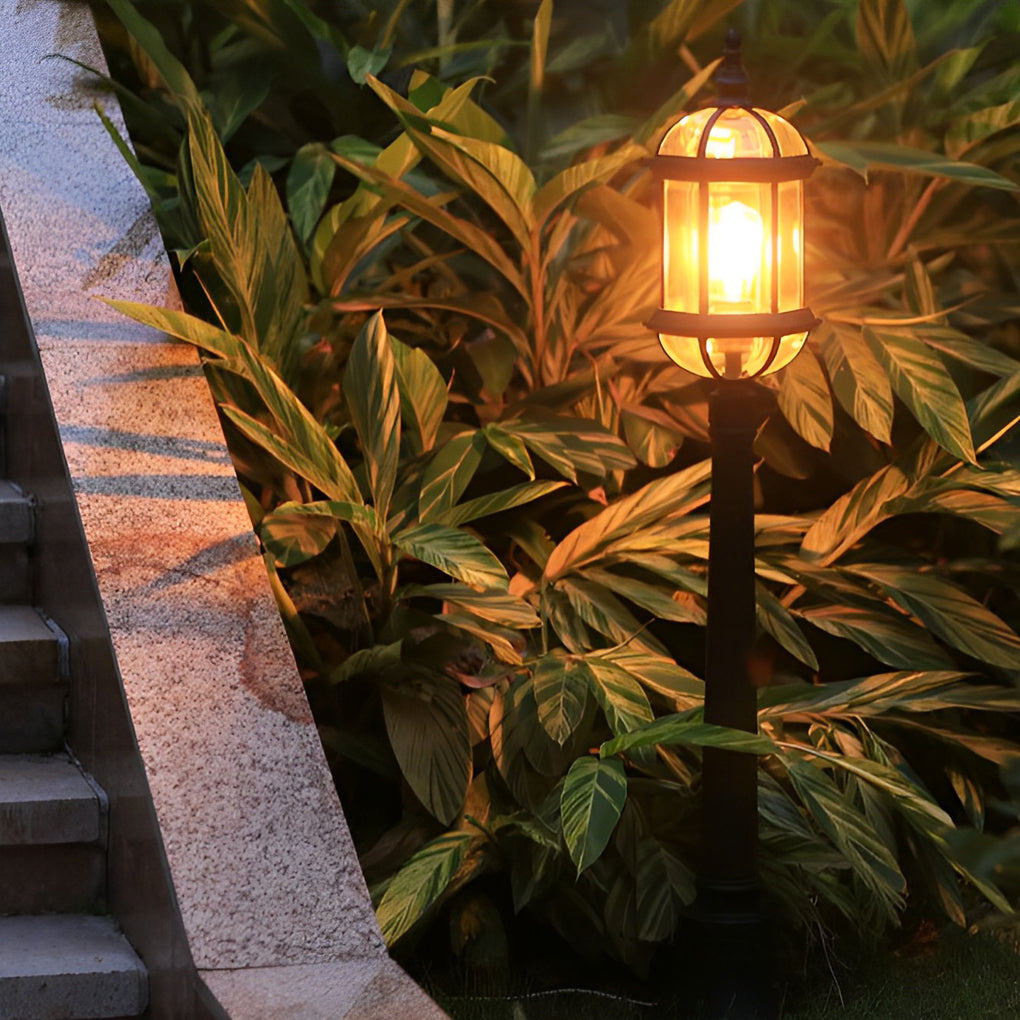 BRAMBLETON GILDED PATHWAY ILLUMINATOR - European-Inspired Outdoor Lawn Beacon