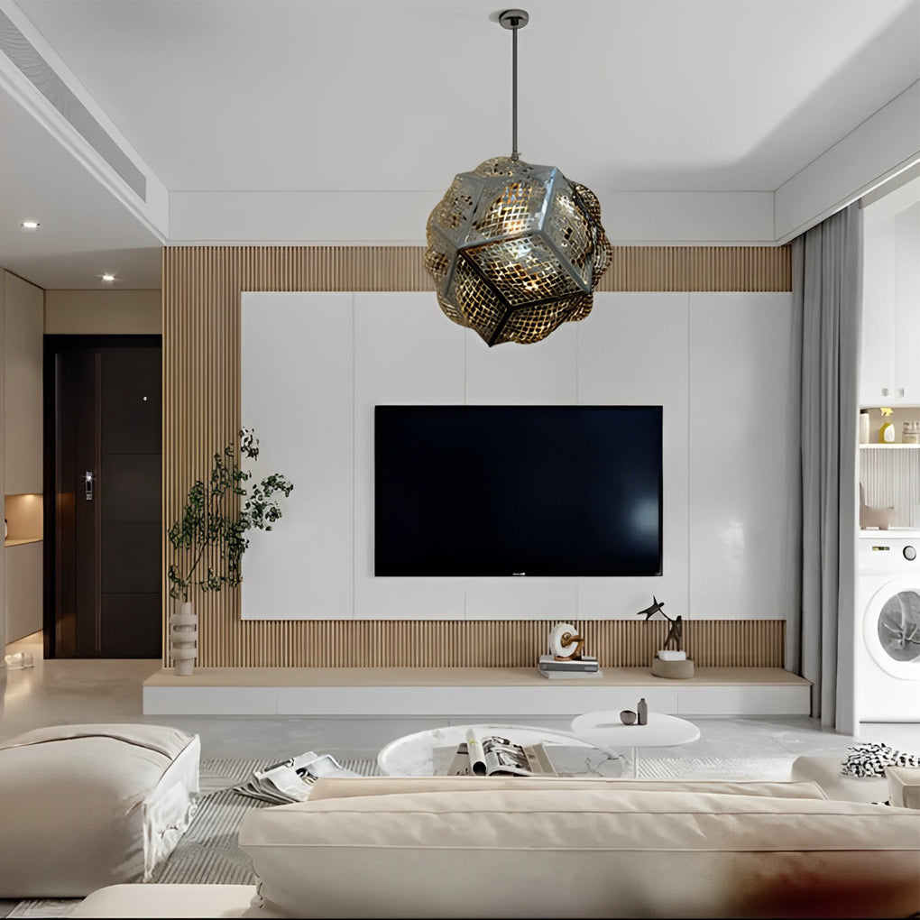 WINTHORPE SCULPTURAL METAL PENDANT LIGHT