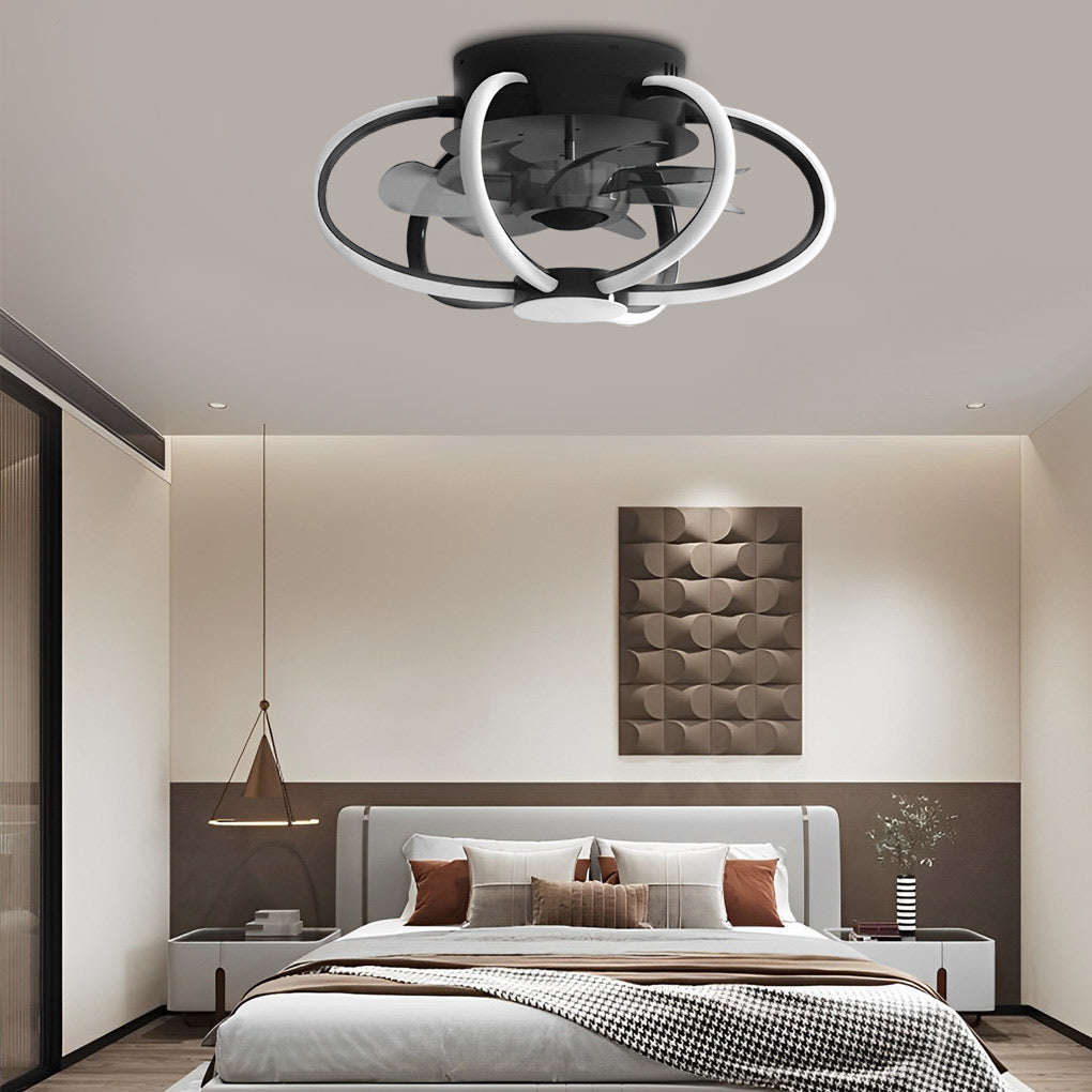 FLORENTINE WHISPERS SMART LED CEILING FAN WITH REMOTE CONTROL