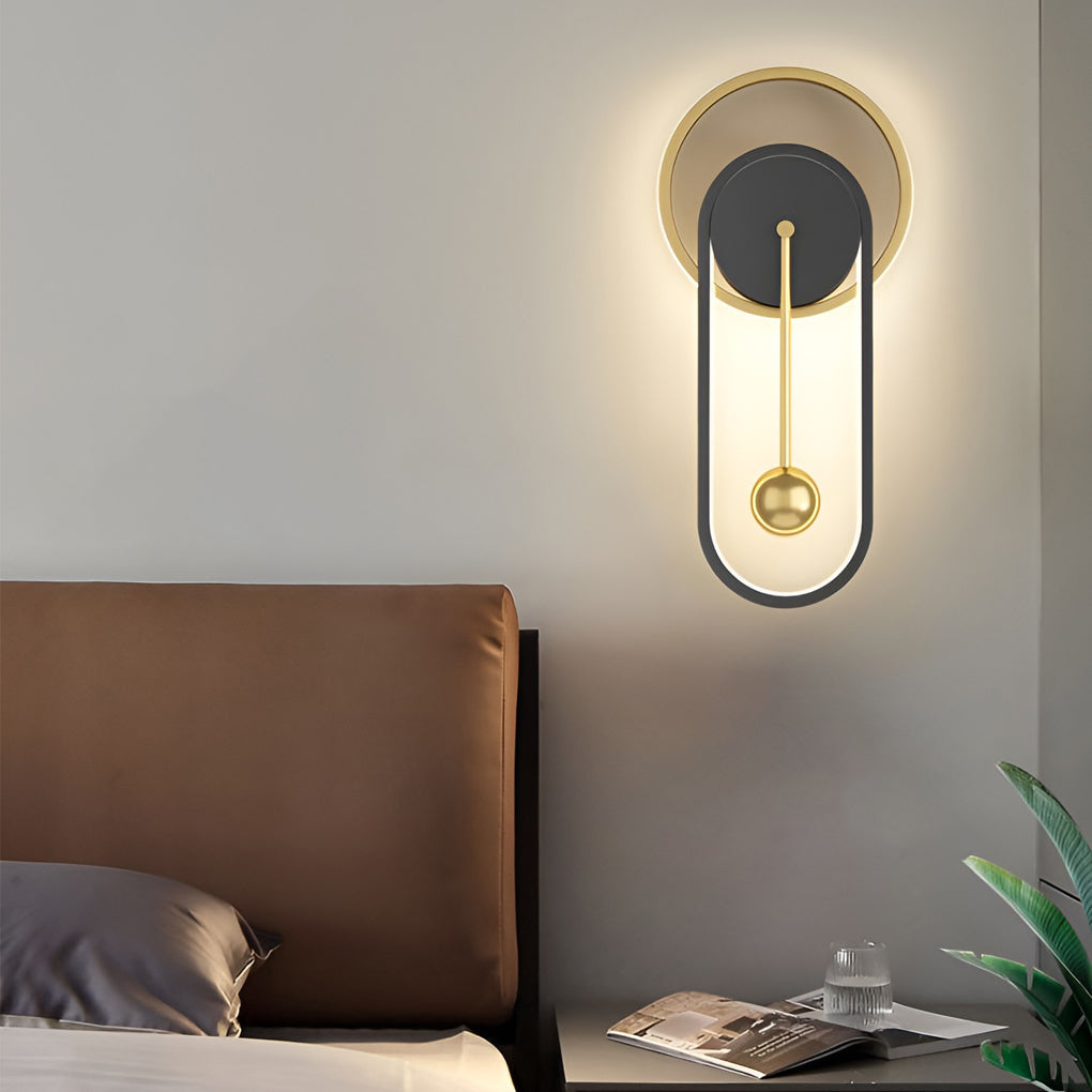 WINTHORPE MUTE CLOCK LED NORDIC WALL SCONCE