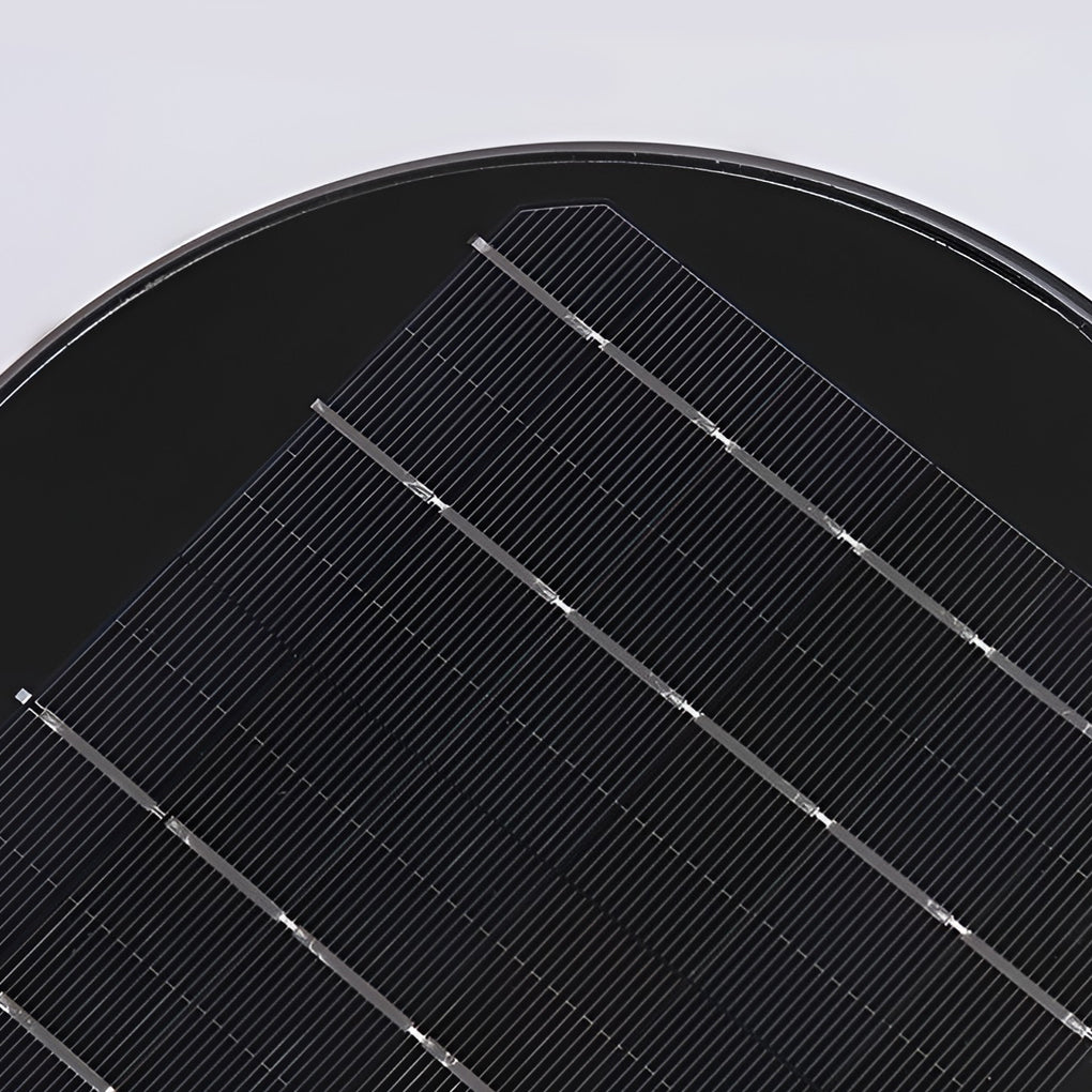 RAVENSCROFT MODERN SOLAR TAPERED PATHLIGHT WITH BLACK CYLINDRICAL DESIGN