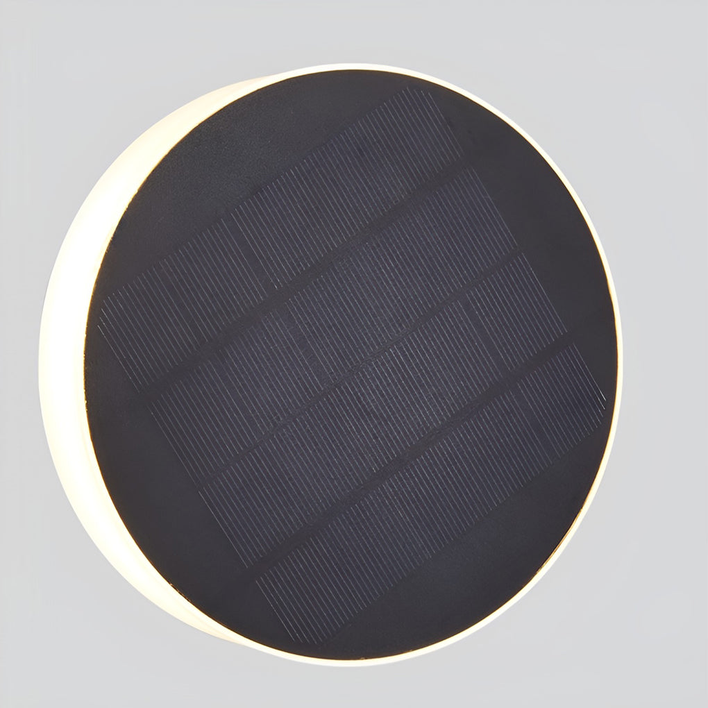 WINDSOR SOLAR GROUND GLOW DISKS - Contemporary LED Illumination for Outdoor Gardens