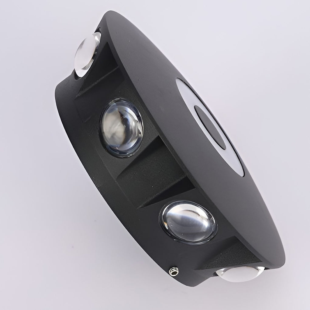 RAVENSCROFT CIRCULAR AQUA-RESISTANT LED WALL LUMINAIRE