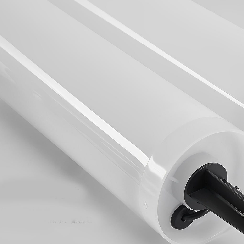 WINDSOR WHITE RAINPROOF SOLAR GARDEN COLUMN LIGHT