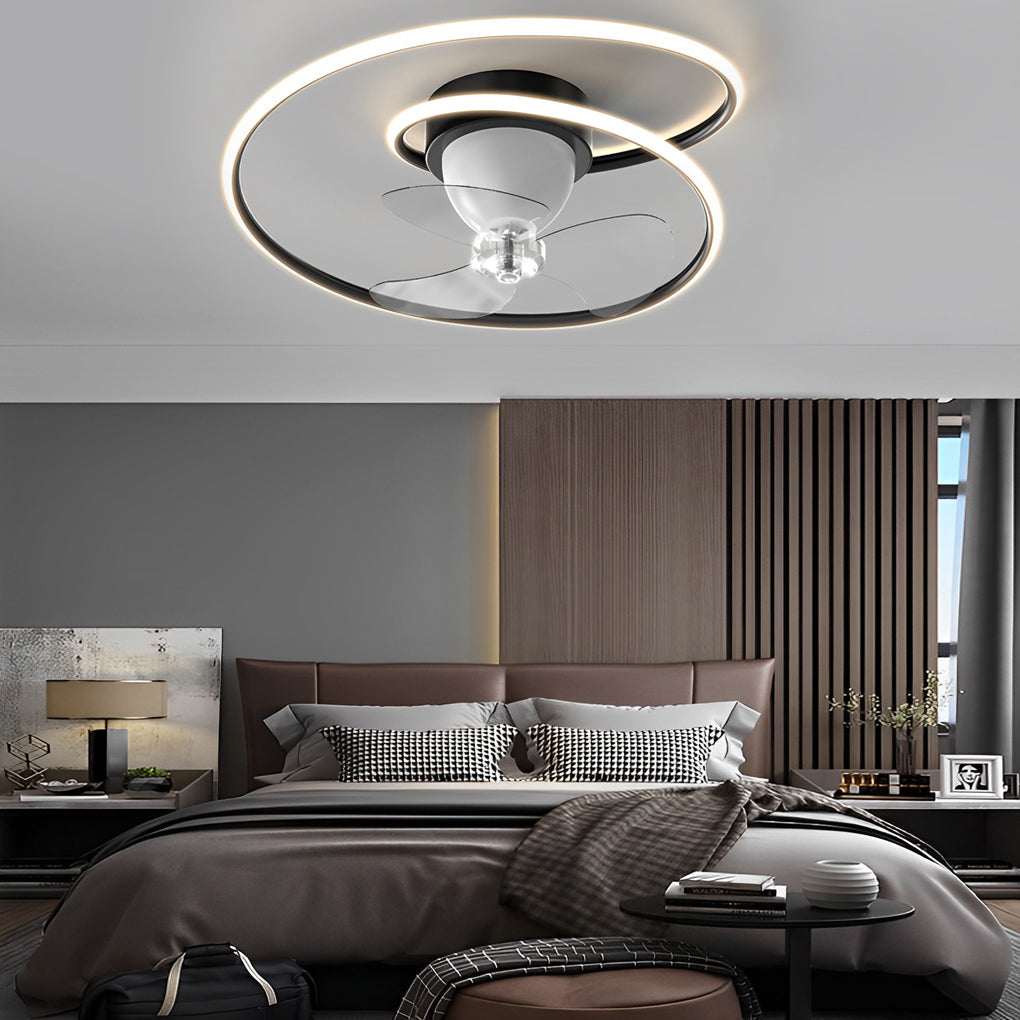 WINDSOR WHIRL 360° LED CEILING LIGHT WITH DIMMING AND TIMER FUNCTION