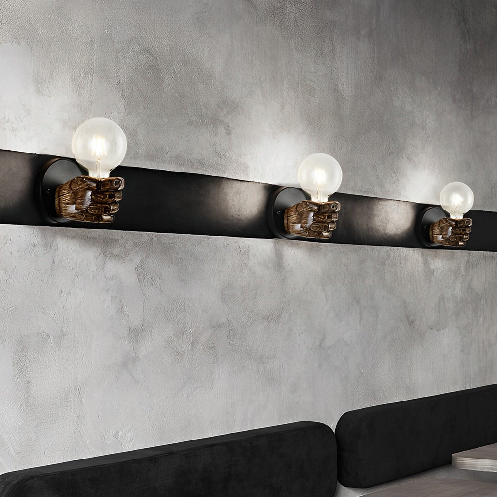 WINTHROP HANDSCULPT WALL SCONCE IN RESIN