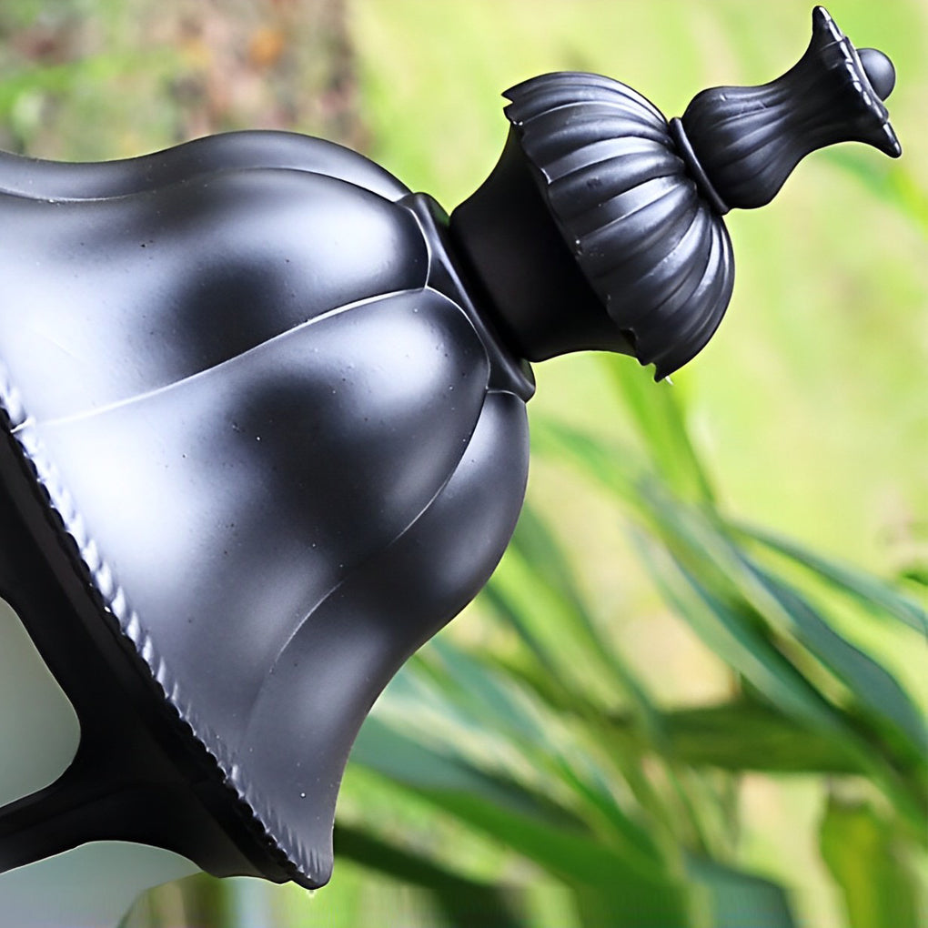 BLACKWATER GARDEN LANTERN POST WITH LED ILLUMINATION