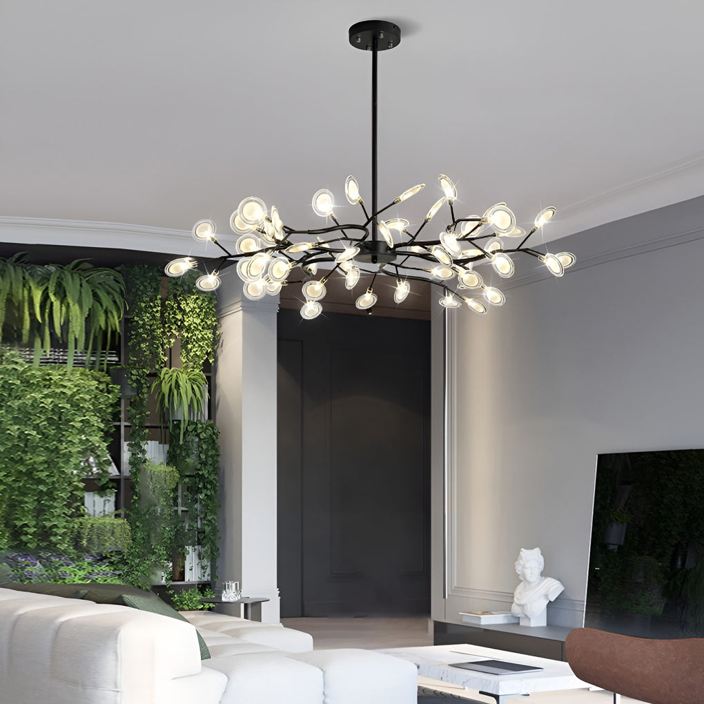 THORNBURY BRANCHED ACRYLIC CEILING CANDELABRA