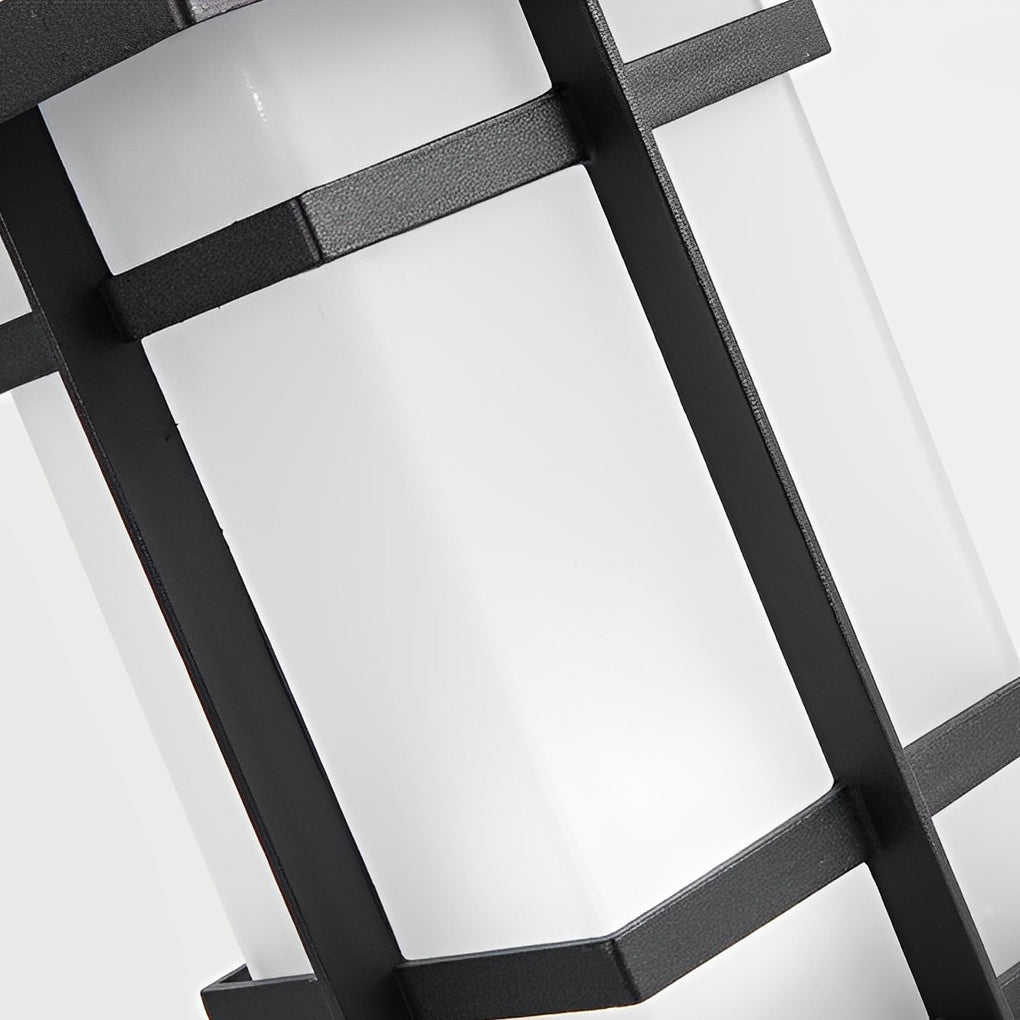 WINTHORPE RUSTIC SOLAR POST LANTERNS WITH REMOTE DIMMING