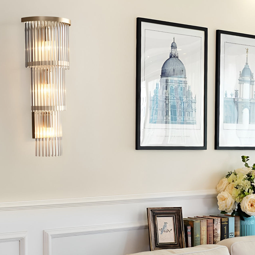 WINTHROP CRYSTAL GLOW WALL SCONCE