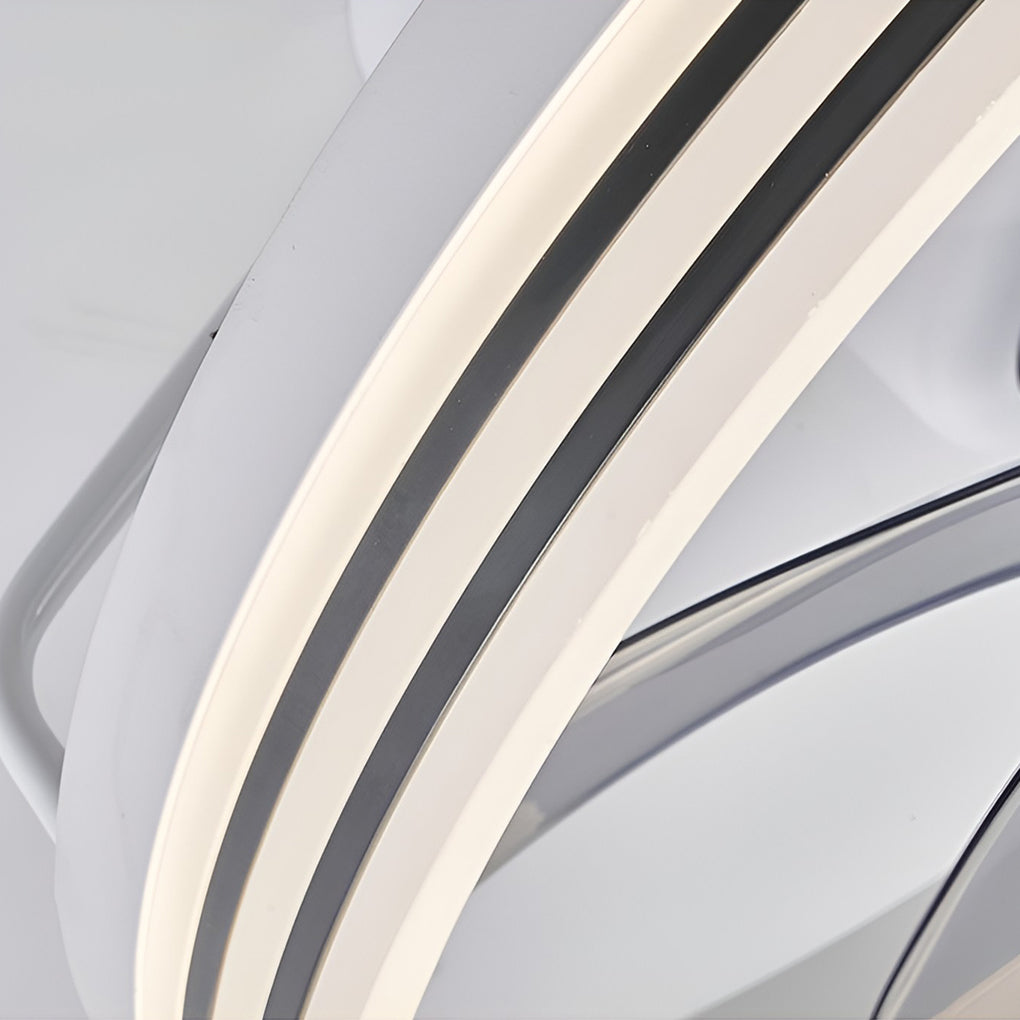 WINTHORPE CIRCULAR DIMMABLE LED CEILING LIGHT WITH 360° ROTATION