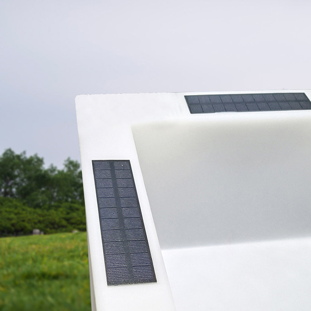 WHITBY SQUARE SOLAR-POWERED FLORAL ILLUMINATORS