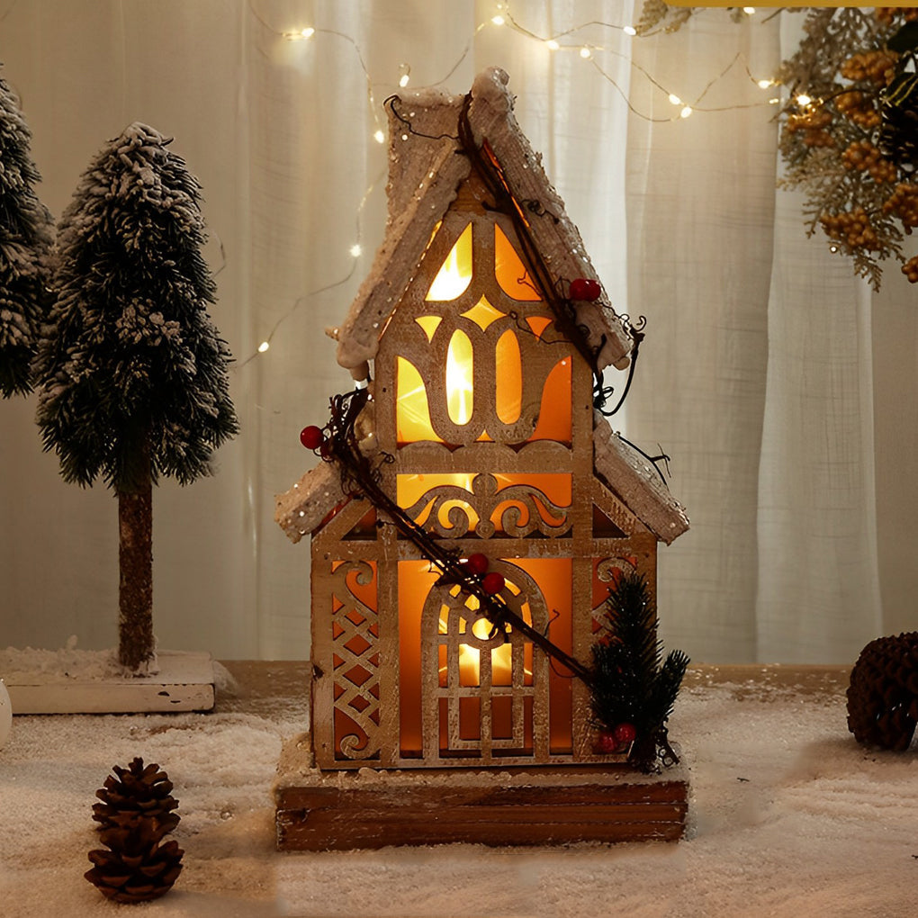 WINTERDALE ILLUMINATED COTTAGE VILLAGE DECORATIVE ORNAMENTS
