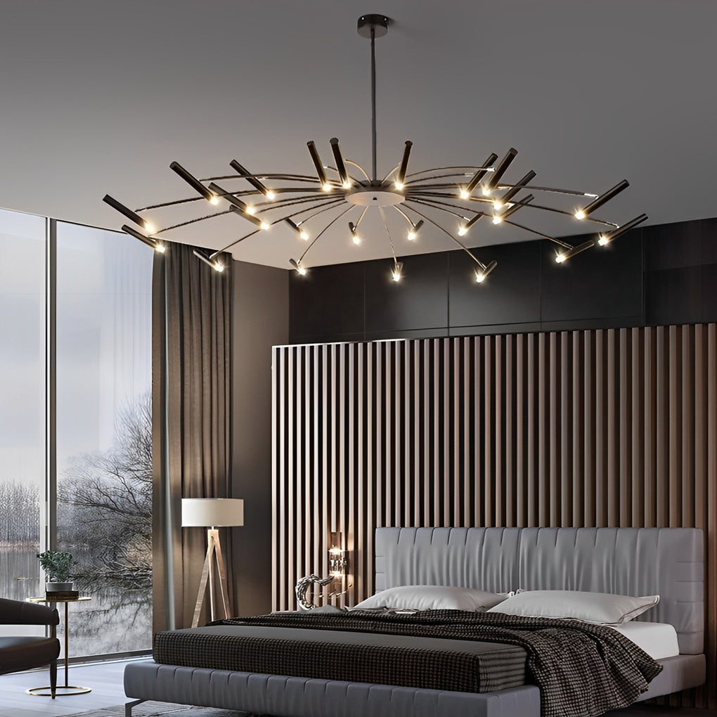 ALDERSON METAL TRIO DIMMER CHANDELIER