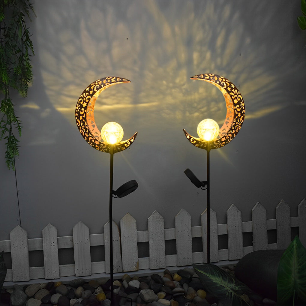 ASTRAL EMBER SOLAR GARDEN LANTERN WITH CELESTIAL PROJECTION