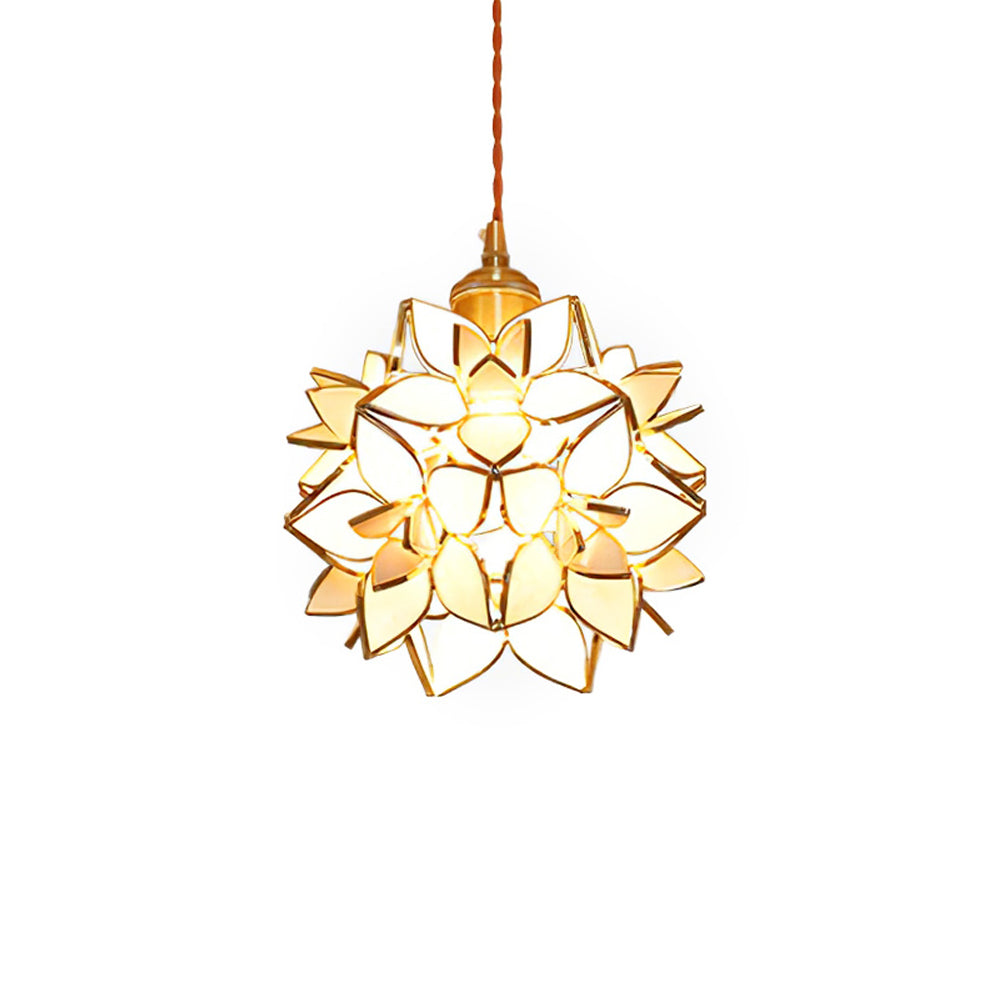 WINDSOR CAPIZ SHELL HANGING LANTERN